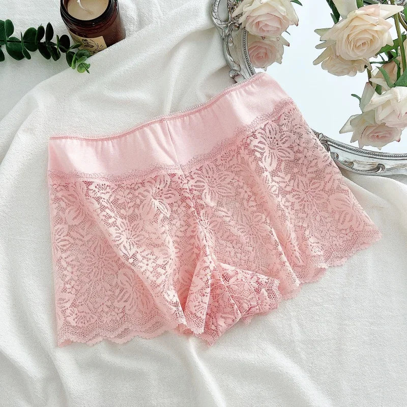 New Sexy Lace Panties for Women Low-Rise Underwear Trendy Floral Underpants Boyshort Panties Ladies Lingerie S-XL Tangas
