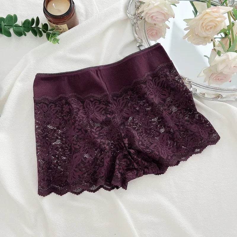 New Sexy Lace Panties for Women Low-Rise Underwear Trendy Floral Underpants Boyshort Panties Ladies Lingerie S-XL Tangas