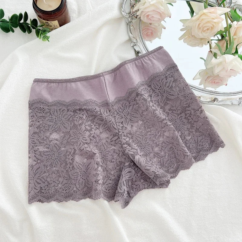 New Sexy Lace Panties for Women Low-Rise Underwear Trendy Floral Underpants Boyshort Panties Ladies Lingerie S-XL Tangas