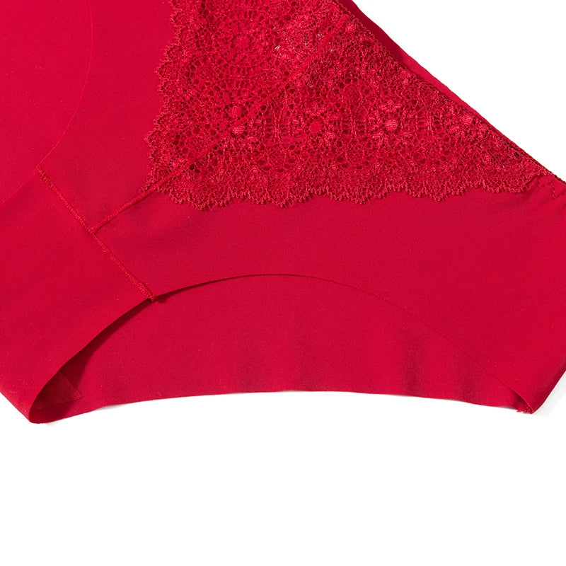 BZEL 10PCS/Set Women's Panties Exquisite Sweet Lace Underwear Sexy Lingerie Silk Satin Briefs Woman Comfort Breathable Underpant