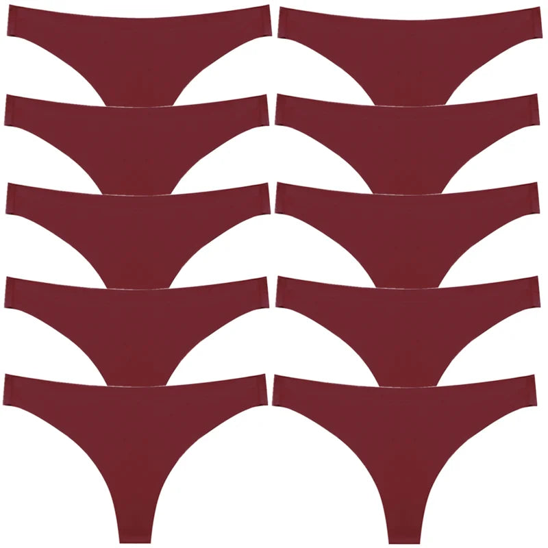 BZEL Solid Female Thongs Silk Satin Women's Panties Sports Seamless Underwear Sexy Lingerie Girls Hot G-Strings Underpants Tanga