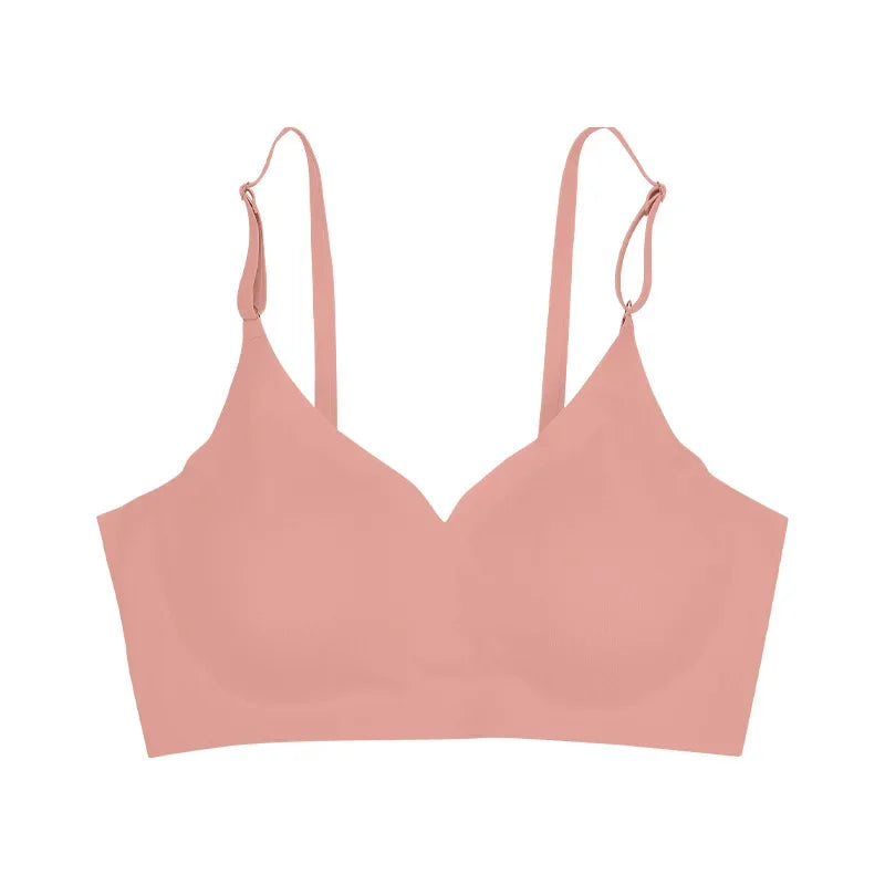 Seamless Bras for Woman Push Up Underwear Sleep Removable Padded Bralette One Piece Brassiere Wireless Comfort Intimate Sexy