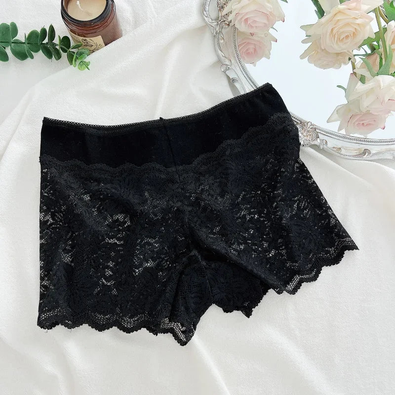 New Sexy Lace Panties for Women Low-Rise Underwear Trendy Floral Underpants Boyshort Panties Ladies Lingerie S-XL Tangas
