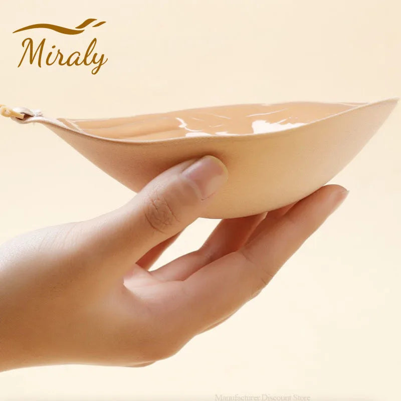 New Summer Invisible Strapless Adhesive Stick Bra Push Up Women Chest Stickers Lift Up Nude Cover Bra Silicone Pad Sexy Breast