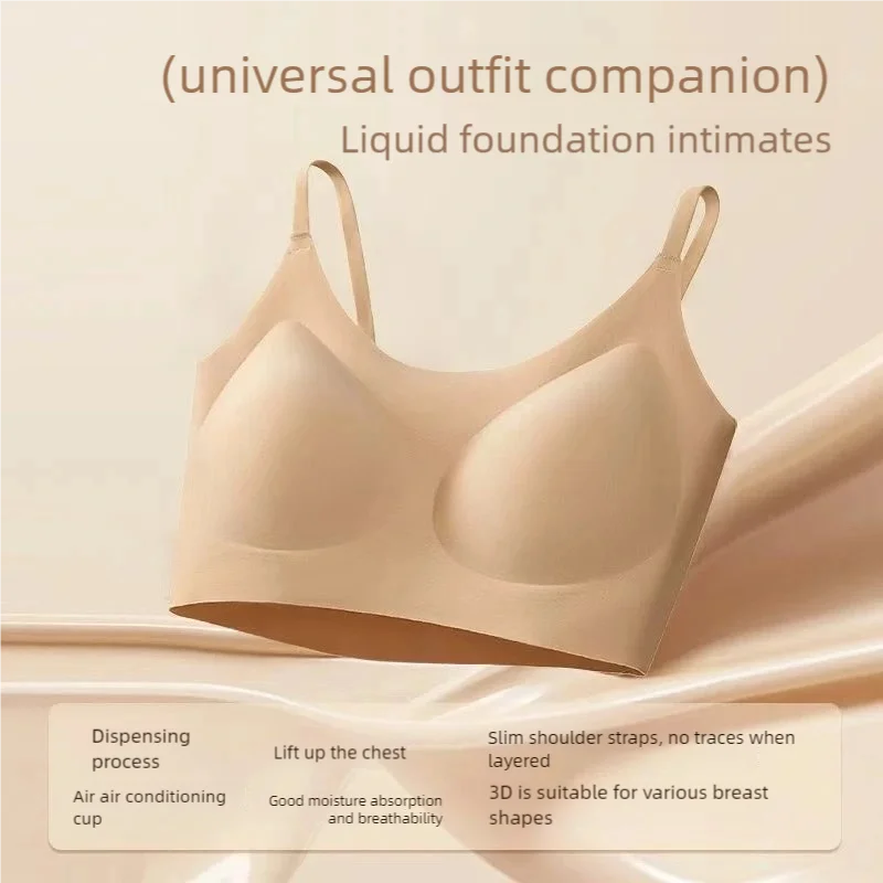 Invisible lingerie for women, skin-tone, flesh-colored, thin invisible bra for women. Sexy, comfortable and skin-friendly